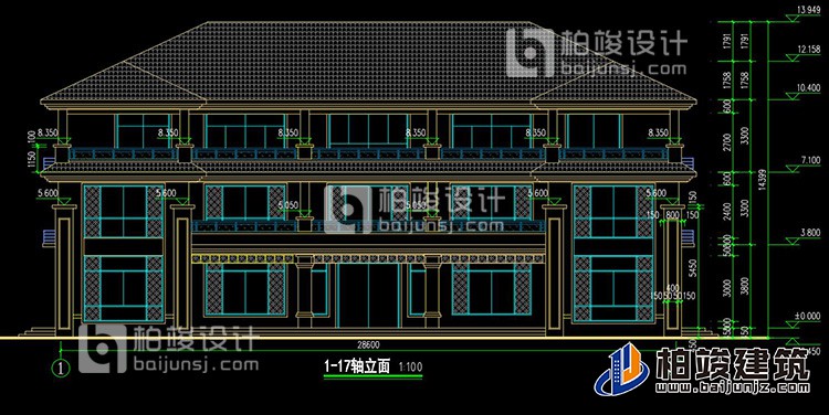 正立面图